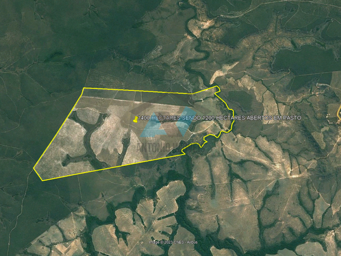 Cod. 323 – Arrendamento de 1.400 hectares a 70km de Paranatinga