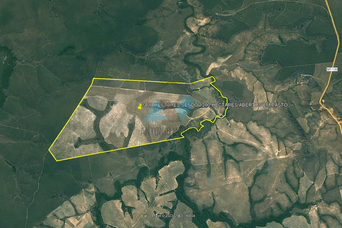 Cod. 323 – Arrendamento de 1.400 hectares a 70km de Paranatinga