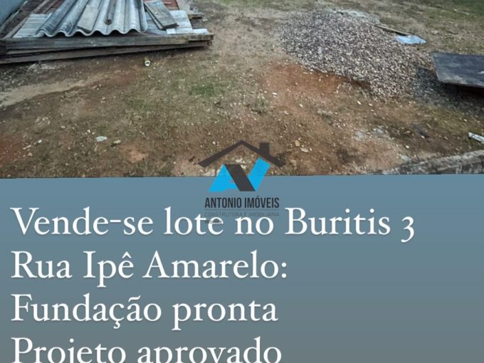 Vende-se Terreno no Buritis 3 Sol da tarde – Cód. 072